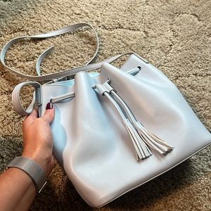 Jcrew Baby Blue Bucket Bag